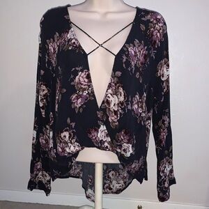 ILLA ILLA floral long sleeve shirt